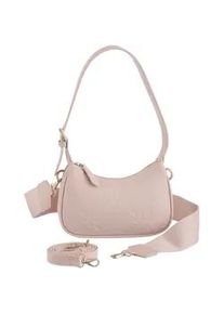 Hobo Valentino BAGS "SAMBA RE", Damen, Gr. B/H/T: 21cm x 12cm x 7cm, rosa (cipria), Lederimitat, Taschen Hobo, Henkeltasche Schultertasche