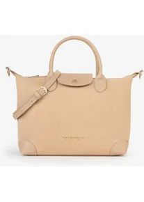 Henkeltasche Valentino BAGS "JOLLY RE", Damen, Gr. B/H/T: 15cm x 23cm x 32cm, natur, Lederimitat, Textil, Taschen, Damen Schultertasche, Umh&auml;ngetasche mit Logoschriftzug