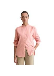 Marc O'Polo Langarmbluse MARC O'POLO "aus softem Baumwoll-Satin", Damen, Gr. 40, natural rose, Obermaterial: 100% Baumwolle, unifarben, loose fit normal, Manschette, Blusen