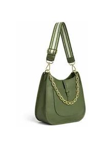 Schultertasche "M&uuml;nchen", Damen, Gr. B/H/T: 30cm x 30cm x 9cm onesize, khaki, Leder, Collezione Alessandro, Taschen Schultertasche, aus Rindsleder, Made in Italy