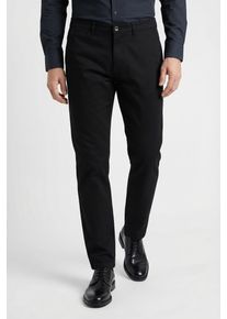 Chinohose OLYMP "ARONA", Herren, Gr. 36, L&auml;nge 34, schwarz, Web, Obermaterial: 67% Baumwolle, 24% Lyocell, 7% Polyester, 2% Elasthan, unifarben, slim fit lang, Hosen Chinohose, slim fit