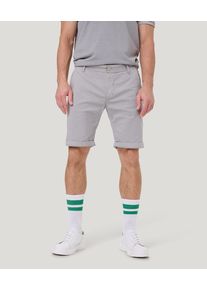 Chinoshorts "LENNY chino shorts", Herren, Gr. 32, N-Gr, wet weather, Web, Obermaterial: 98% Baumwolle, 2% Elasthan, Pioneer Authentic Jeans, unifarben, regular fit kniefrei, Hosen Chinoshorts, Sommerhose im Four-Pocket Style