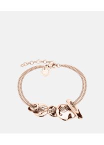 Edelstahlarmband Liebeskind Berlin "Schmuck Geschenk Armkette Organics", ros&eacute;goldfarben, Armb&auml;nder, Damen, 21cm, Edelstahl, Edelstahlarmband
