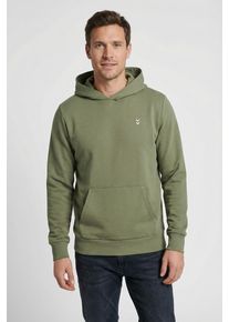 Kapuzensweatshirt Hummel "HMLPULSE SWEAT HOODIE", Herren, Gr. XXL (56), deep lichen gr&uuml;n, Obermaterial: 60% Baumwolle, 40% Polyester, normal normal, Sweatshirts Kapuzensweatshirt, normale Passform, mit Kapuze, mit angesetztem B&uuml;ndchen
