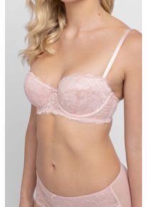 Balconette-BH Dorina "Perfect Lace", Damen, Gr. 85, Cup A, pink, Microtouch, Obermaterial: 90% Nylon, 10% Elasthan, BHs Balconette-BH, mit Spitze