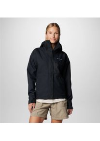 Funktionsjacke Columbia "Hikebound&trade; II", Damen, Gr. XL (46/48), schwarz, Web, Obermaterial: 100% Polyester. Futter: 100% Polyester, unifarben, Basic h&uuml;ftbedeckend, mit verstellbarem Klettverschluss, Jacken Funktionsjacke, wasserdichtes und atmungsaktives Material, mit verschwei&szlig;ten N&auml;hten