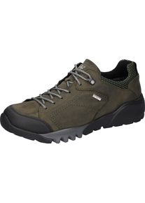 Waldl&auml;ufer Trekkingschuh WALDL&Auml;UFER "H-Fritz", Herren, Gr. 8,5 (42,5), dunkelgr&uuml;n, schwarz, Gummi, Nubukleder, kontrastfarbene Details, Schuhe Trekkingschuh, Freizeitschuh, Outdoorschuh, Sneaker mit TEX-Ausstattung, H-Weite