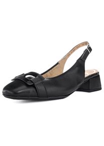 Slingpumps Ara "GRAZ", Damen, Gr. 2,5, schwarz, Glattleder, unifarben, Schuhe Slingpumps, Sling Pumps, Festtagssschuh mit Blockabsatz, H-Weite