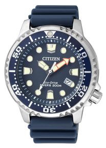 Taucheruhr Citizen "Promaster Eco-Drive Diver", blau (dunkelblau), Armbanduhren, Damen, Taucheruhr, Armbanduhr, Herrenuhr, Damenuhr, Solar, bis 20 bar wasserdicht