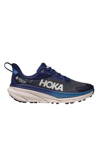 Trailrunningschuh Hoka One One "CHALLENGER 7 GORE-TEX", Herren, Gr. 42, midnight blau, grout, Synthetik, Textil, mehrfarbig, Schuhe Trailrunningschuh, wasserdichter Trailrunningschuh