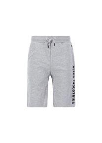 Sweatshorts Alpha Industries "AI Sweat Short", Herren, Gr. L, Normalgr&ouml;&szlig;en, grau (grau heather), Obermaterial: 80% Baumwolle, 20% Polyester, Hosen Sweatshorts