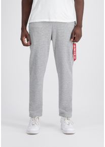 Jogginghose Alpha Industries "X-fit Jogger S Leg", Herren, Gr. 3XL, Normalgr&ouml;&szlig;en, grau (grau heather), Obermaterial: 80% Baumwolle, 20% Polyester, Hosen Jogginghose