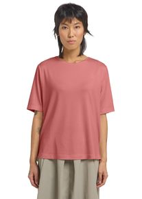 T-Shirt Jack Wolfskin "TRAVEL T W", Damen, Gr. S (36), rot (mineralrot, heather), Obermaterial: 95% Polyester, 5% sonstige Fasern, Shirts T-Shirt
