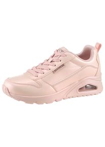 Sneaker Skechers "UNO-GALACTIC GAL", Damen, Gr. 37, rosa, Lederimitat, metallic, schimmernd, Schuhe Sneaker, Freizeitschuh, Keilsneaker, Schn&uuml;rschuh mit Skech Air Ausstattung