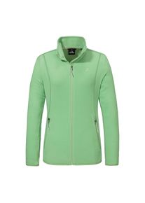 Sch&ouml;ffel Fleecejacke SCH&Ouml;FFEL "Fleece Jk Style Ash WMS", Damen, Gr. 50, sprint crisp, Fleece, Obermaterial: 100% Polyester, hoch geschlossener Ausschnitt, eingesetzt eingefasste Kante, Jacken Fleecejacke, sportlicher Stil mit Logostickerei, w&auml;rmendes Material