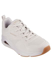 Sneaker Skechers "TRES-AIR UNO", Herren, Gr. 42, wei&szlig; (sanftes wei&szlig;), Lederimitat, Schuhe Sneaker, Freizeitschuh, Halbschuh, Schn&uuml;rschuh mit Skech-Air-Luftpolsterung