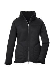 G.I.G.A. by Killtec Wendejacke "GW 62 WMN JCKT", Damen, Gr. 38, schwarz, Obermaterial: 100% Polyester, G.I.G.A. DX BY KILLTEC, Jacken Wendejacke, Wendbare Damenjacke in Wildlederoptik, warm, mit 4 Taschen