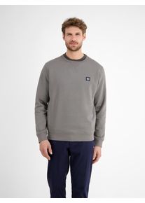 Sweatshirt Lerros "Urbaner Sweatshirtstyle f&uuml;r Herren", Herren, Gr. XL, basalt grau, 50% Baumwolle, 50% Polyester, Sweatshirts Sweatshirt