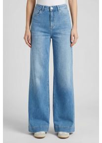 Weite Jeans RICHROYAL, Damen, Gr. 28, L&auml;nge 34, denim blau, Denim/Jeans, Obermaterial: 92% Baumwolle, 6% Elastomultiester, 2% Elasthan, ausgestellt, Jeans Weite Jeans, Marlene-Form