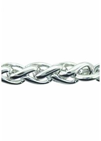 Adelia&acute;s Silberarmband ADELIA&acute;S "925 Silber Zopf Armband 19 cm &Oslash; 4,2 mm" Gr. 19, silber, Armb&auml;nder, Damen, Silber 925 (Sterlingsilber), Silberarmband