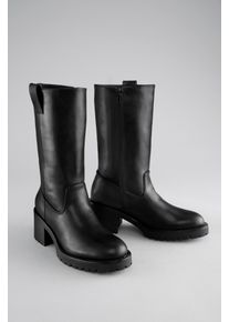 Stiefel ANISTON SHOES, Damen, Gr. 36, Normalschaft, schwarz, Lederimitat, Basic, Schuhe Stiefel, Klassik-Boots mit Innen-Rei&szlig;verschluss - NEUE KOLLEKTION