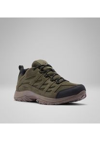 Wanderschuh Columbia "CRESTWOOD&trade; WATERPROOF", Herren, Gr. 46, nori, wet sand, Leder, Textil, Schuhe Wanderschuh, wasserdicht