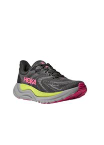 Laufschuh Hoka One One "ARAHI 8", Damen, Gr. 37, charcoal grau, grau skies, mehrfarbig, Schuhe Laufschuh
