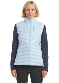 Funktionsweste Jack Wolfskin "ROUTEBURN PRO INS VEST W", Damen, Gr. XXL (48), blau (ice, blau), Obermaterial: 100% Polyester. Futter: 100% Polyester. F&uuml;llung: 100% Polyester, Westen Funktionsweste