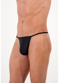 G-String HOM "Plumes", Herren, Gr. S, schwarz, Microfaser, Obermaterial: 76% Polyamid, 24% Elasthan, k&ouml;rpernah, Unterhosen G-String, Mikrofaser, ultrad&uuml;nn, elastisch