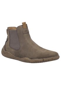 Chelseaboots Josef Seibel "Wynona 04", Damen, Gr. 36, taupe, Leder, Schuhe Chelseaboots, Boots, Schlupfschuh, Komfortschuh mit Wechselfu&szlig;bett und Weite G