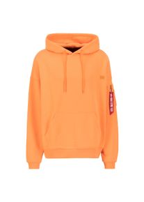Hoodie Alpha Industries "Alpha Essentials RL Hoodie", Herren, Gr. XXL, orange (tangerine), Obermaterial: 70% Baumwolle, 30% Polyester, normal, Sweatshirts Hoodie