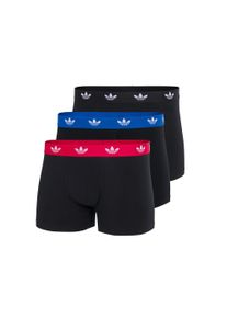 Trunk adidas originals "Comfort Flex Cotton", Herren, Gr. XL, 904, Obermaterial: 95% Baumwolle, 5% Elasthan, bedruckt, unifarben mit Farbeinsatz, eng, Unterhosen Trunk, weich, elastisch, Baumwollmix, Logo-Bund, ohne Eingriff