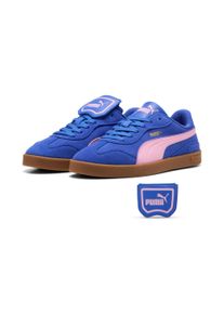 Sneaker Puma "CLUB AZURA SD", Damen, Gr. 39, royal sapphire, pink shimmer, Leder, unifarben, Schuhe Sneaker, aus Leder, mit Textil-Innenmaterial, mit Schn&uuml;rung