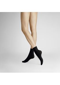 Feins&ouml;ckchen Hudson "SIMPLY 40", Damen, Gr. 39-42, schwarz, Obermaterial: 95% Polyamid, 5% Elasthan, normal, Socken Feins&ouml;ckchen, Semi-blickdicht und matt