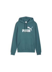 Kapuzensweatshirt Puma "ESS NO. 1 LOGO HOODIE FL (S)", Herren, Gr. XL, emerald ice, Fleece, Obermaterial: 66% Baumwolle, 34% Polyester, bedruckt, regular fit normal, Sweatshirts Kapuzensweatshirt, Regular Fit, verstellbare Kapuze, mit K&auml;ngurutasche