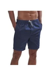 Shorts John Devin "Bermuda", Herren, Gr. S, N-Gr, blau (navy), Web, Obermaterial: 97% Baumwolle, 3% Elasthan, unifarben, regular fit kurz, Hosen Shorts, kurze Hose aus elastischer, gewebter Baumwollqualit&auml;t