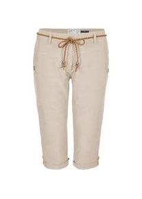3/4-Hose "GS 93 WMN PNTS", Damen, Gr. 38, Normalgr&ouml;&szlig;en, beige (hellbeige), Obermaterial: 65% Baumwolle, 30% Polyester, 5% Elasthan;Futter: 100% Polyester, G.I.G.A. DX BY KILLTEC, Hosen, Caprihose Damen: Stretch, schnelltrocknend, Taschen, Autolock-Zipper