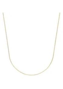 Collierkettchen Amor, gelbgoldfarben, Halsketten, Herren, Gelbgold 375, L: 38 B: 1mm, Made in Germany, B:1mm