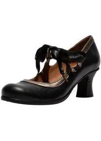 Pumps Fly London "Fly London Pumps Leder", Damen, Gr. 38, schwarz, Leder, Schuhe Pumps