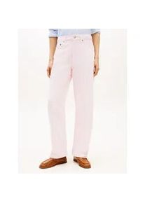 5-Pocket-Jeans Tommy Hilfiger "DNM LIGHT CLR BARREL RW", Damen, Gr. 26, L&auml;nge 28, polar pink, Denim/Jeans, Obermaterial: 100% Baumwolle, unifarben, regular fit, Jeans 5-Pocket-Jeans