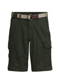 LANDS' END Cargo-Shorts mit G&uuml;rtel f&uuml;r Herren, Herren, size: regular, Gr&uuml;n, by Lands' End