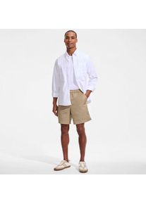 LANDS' END Leichte Chino-Shorts Classic Fit mit Dehnbund, 18 cm, Herren,  Braun, Elasthan/Nylon-Mischung, by Lands' End