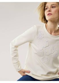 Walbusch Blumenapplication Sweatshirt