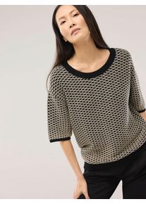 Walbusch Pullover in Bicolor-Optik