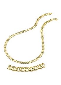 Goldkette Firetti "Schmuck Geschenk Gold 333 Halskette Panzerkette" Gr. 50, gold (gelbgoldfarben), Halsketten, Damen, 50, Gelbgold 333, B: 6,4mm, Panzerkette, Made in Germany, B:6,4mm