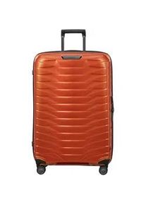 Hartschalen-Trolley Samsonite "PROXIS, verschiedene Gr&ouml;&szlig;en und Farben", Gr. B/H/T: 51cm x 75cm x 31cm 98 l, orange (flame), Polypropylen, unifarben, festlich, Koffer, Trolley Reisegep&auml;ck Hartschalenkoffer Reisekoffer TSA-Zahlenschloss