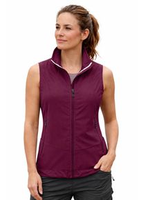 Funktionsweste LPO "Elfi WMN", Damen, Gr. 40/42 (M), grape wine, 85% Polyester; 15% Elasthan, Westen Funktionsweste, auch in Gro&szlig;en Gr&ouml;&szlig;en erh&auml;ltlich