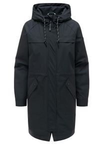 Regenmantel Ragwear "Regenmantel Ximenna", Damen, Gr. XS, schwarz, Obermaterial: 100% Polyester PES. Obermaterial: Futter: 100% Polyester PES., M&auml;ntel Regenmantel