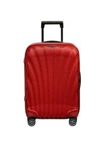 Hartschalen-Trolley Samsonite "C-LITE, verschiedene Gr&ouml;&szlig;en und Farben", Gr. B/H/T: 40cm x 55cm x 20cm 36 l, rot (chili rot), Polypropylen, unifarben, Koffer, Reisekoffer Aufgabegep&auml;ck Trolley TSA-Zahlenschloss Made in Europe
