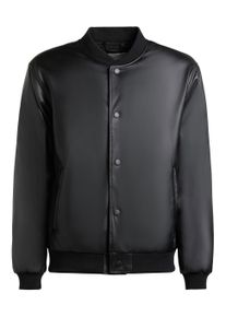 Bomberjacke Khujo "Bomberjacke Cale", Damen, Gr. S, schwarz, Obermaterial: 100% Polyester PES. Obermaterial: Futter: 100% Polyester PES., l&auml;ssig geschnitten, Rippstrickb&uuml;ndchen, Jacken Bomberjacke, L&auml;ssige Herren Kunstlederjacke